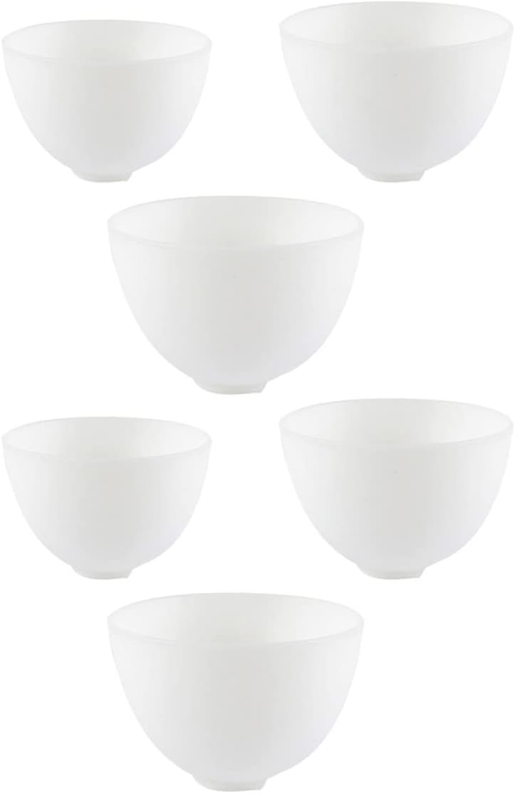 Anti- Skincare Mask Cup Makeup Salon Tools Portable Silicone Stirring Lightweight Reusable Products Beauty Facial Making Condiment for White Care Women Use Anti-falling Craft