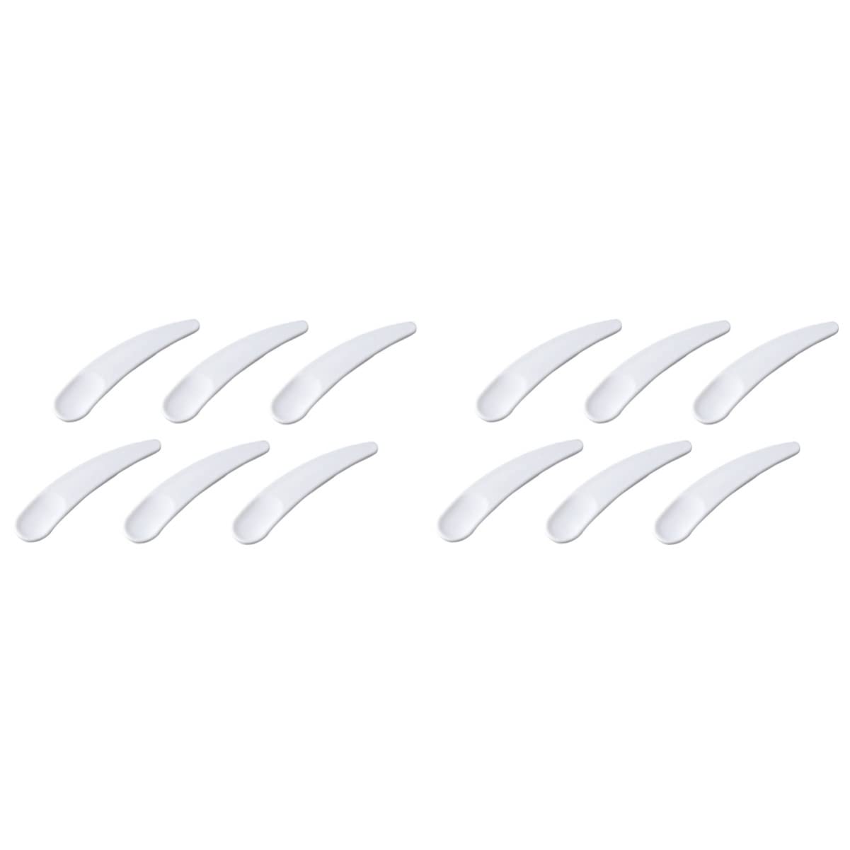 600 pcs Cream Scoop cosmetic sub packing tool Cosmetic Spoon Makeup Spoons spoon spatula mud masks applicator Makeup Scoop Mask Scoop cream applicator skin care products eyes white