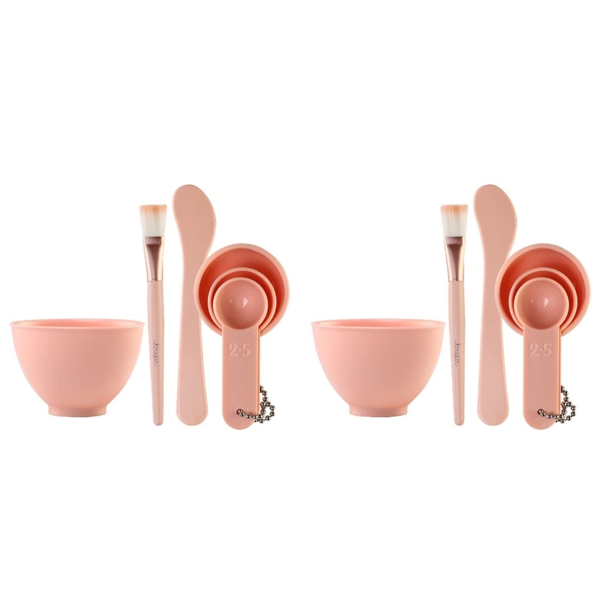 Beaupretty 2 Sets Mask Bowl Set Diy Facial Kit Lotion Mixing Bowl Skincare Products for Face Silicone Bowl Skincare Face Tools for Skincare Cream Suit Spa Making Tools