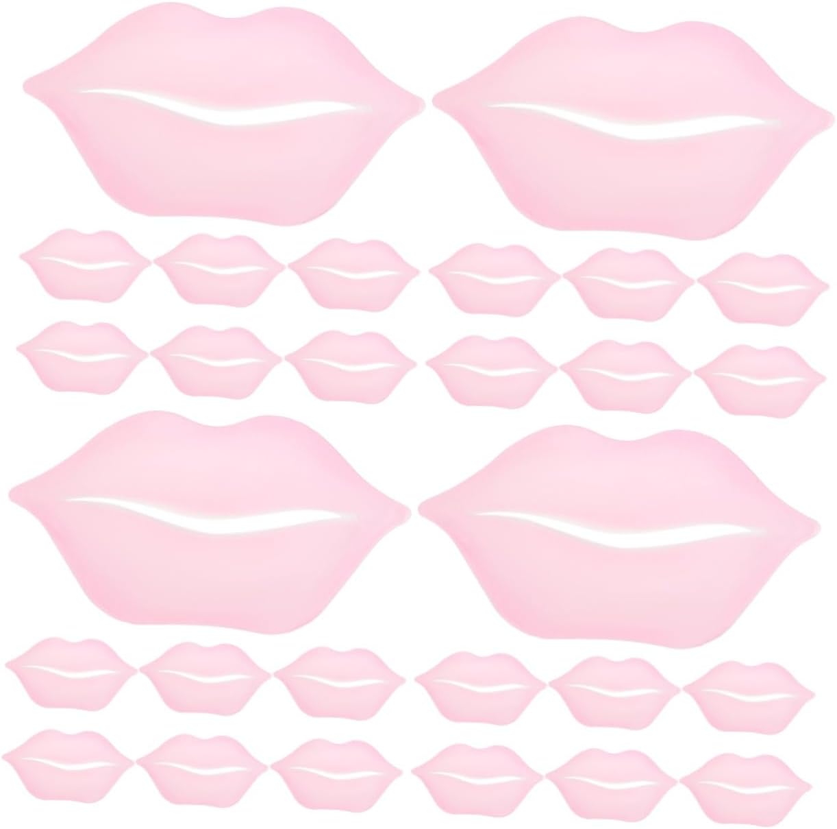 80 Pcs Exfoliating Lip Mask Lip Care Cosmetic Lip Care Masks Collagen Lip Pads Plumping Lips Masks Remove Dead Skin Lip Mask Feminine Products Miss Portable Collagen Material
