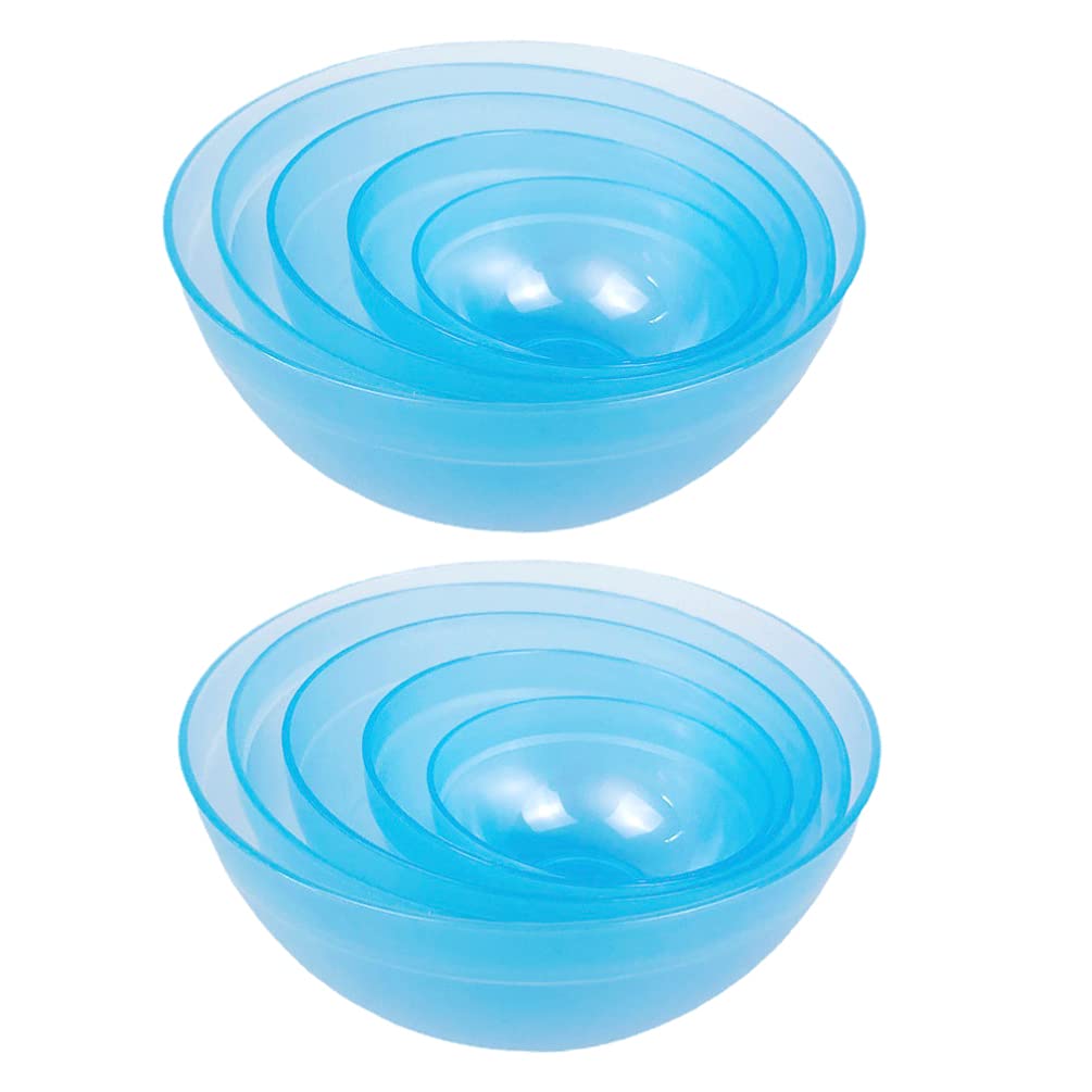 10Pcs Plastic Facial Mask Mixing Bowl Reusable DIY Mixing Bowl Skin Care Tools Bowl SPA Mud Mask Bowls for Facial Mask and Other Skin Care Product