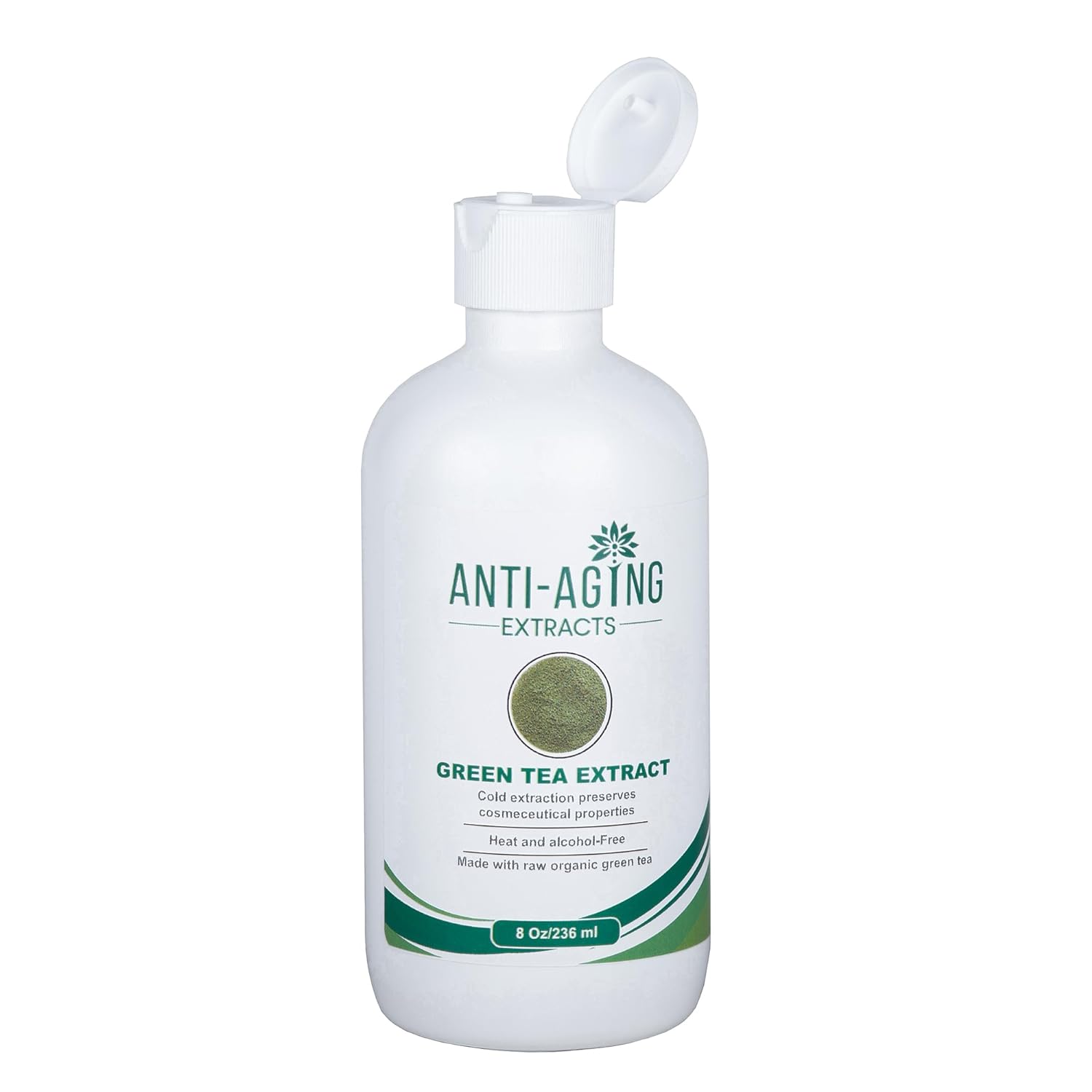 Anti-Aging Extracts Skincare Grade Green Tea Extract for Cosmetics, Shampoo, Hair/Scalp Care, Anti Aging, Skincare (8 Oz)