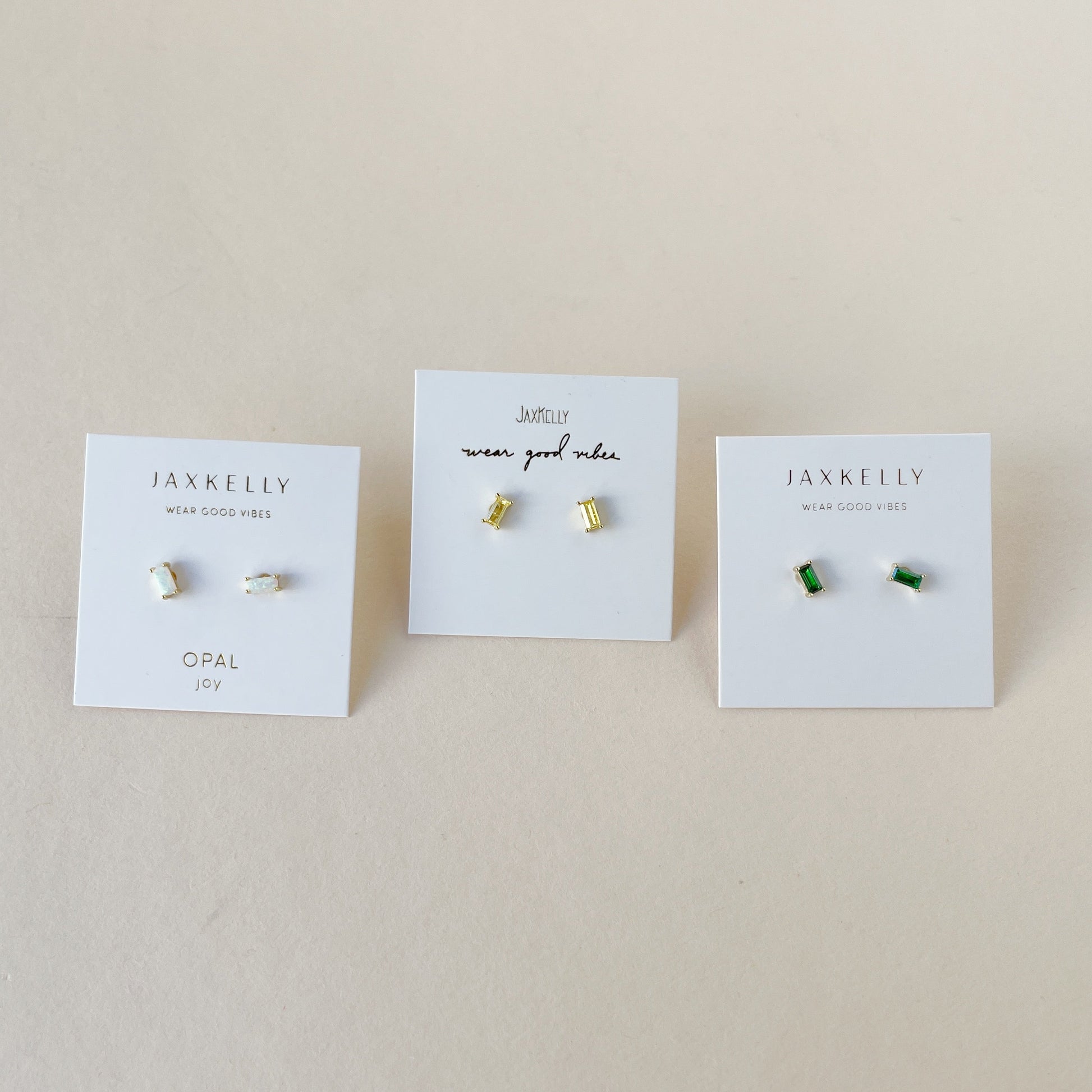 Baguette Studs