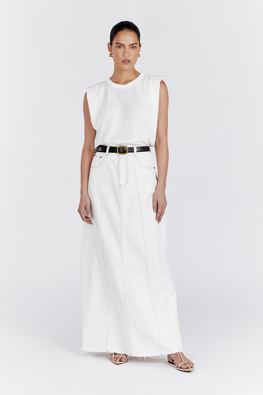AIDEN OFF WHITE MUSCLE TANK Clothing DISSH Boutiques L OFF WHITE