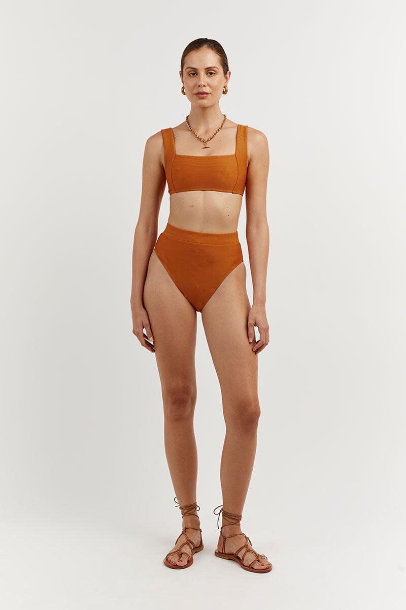 AMAYA AMBER SPORT BRA SWIM TOP Clothing DISSH Boutiques XS AMBER